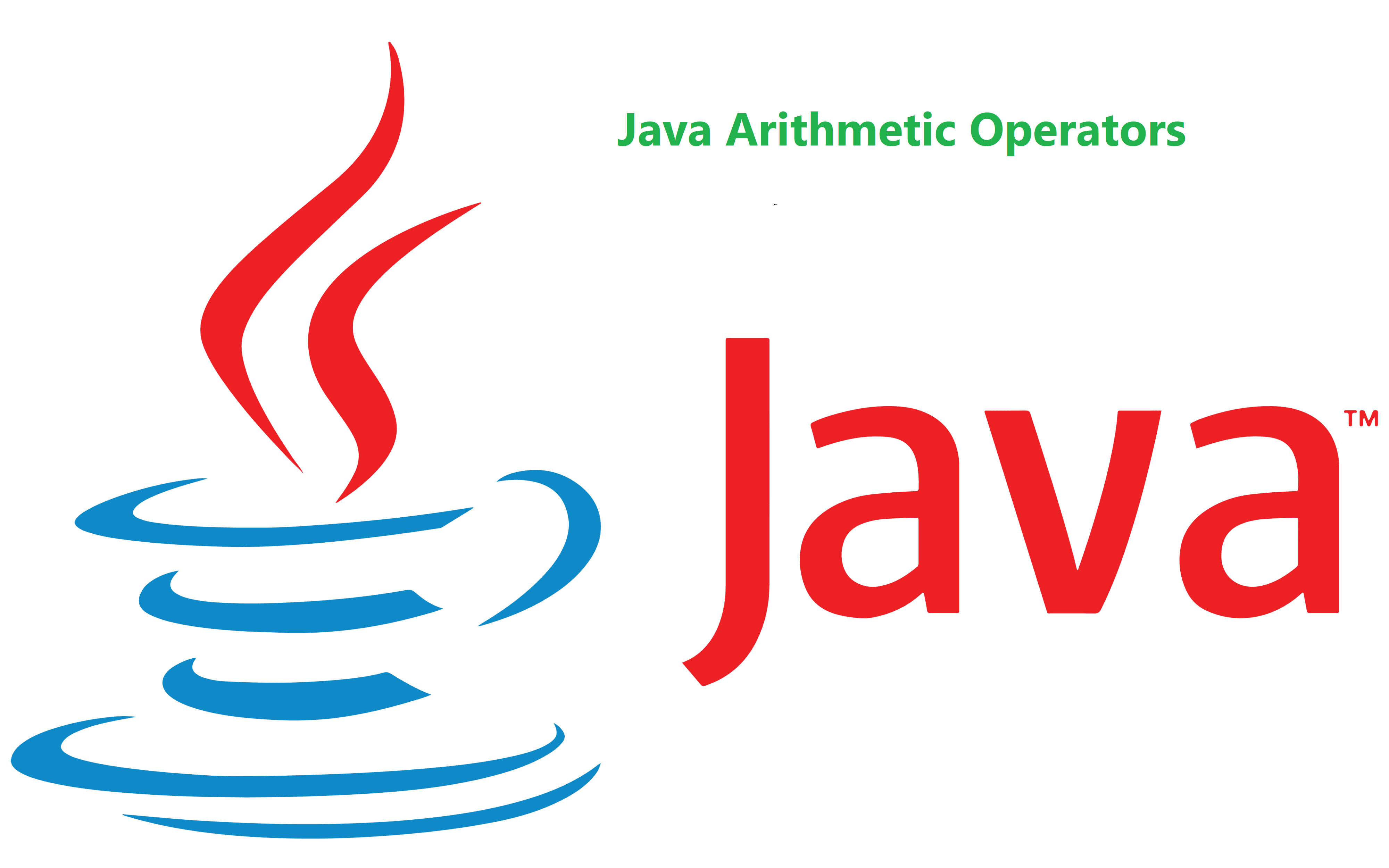 Arithmetic operators in java